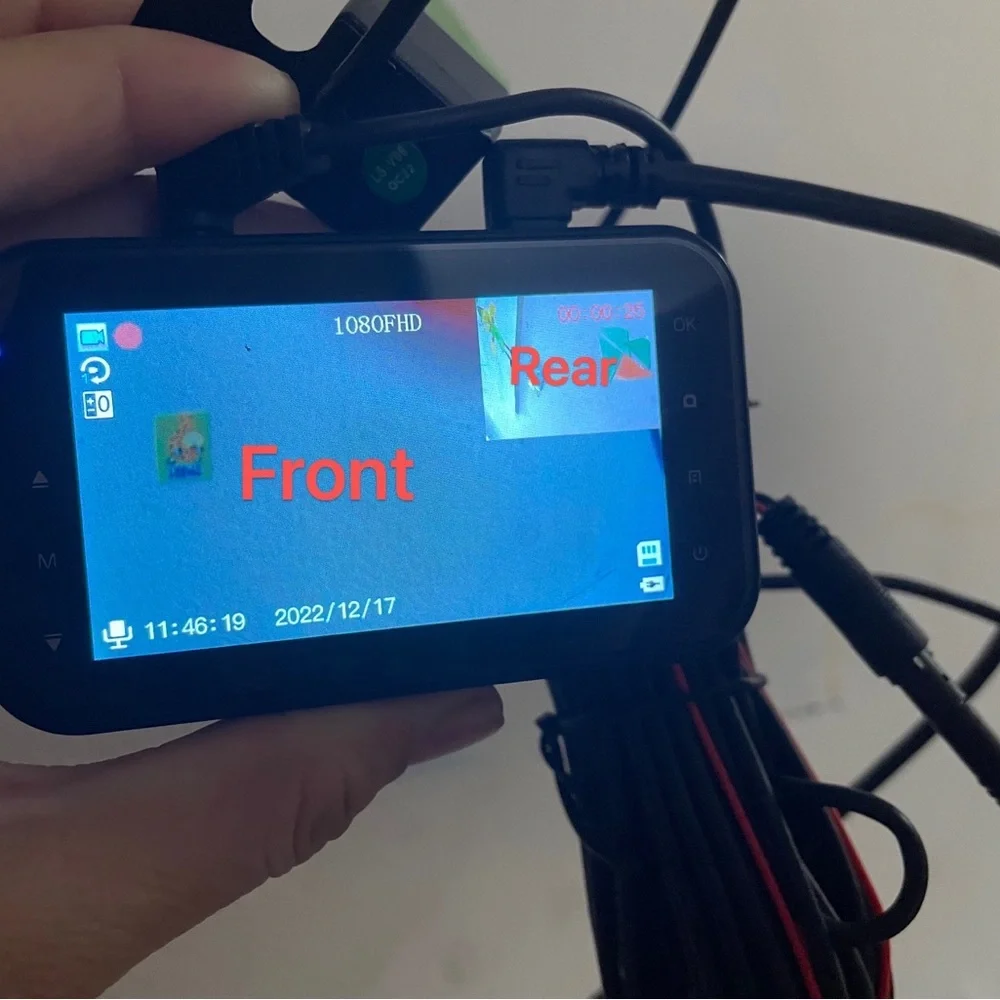 Dash Cam Front and Rear,Dashcams for Car with SD Card,1080P
